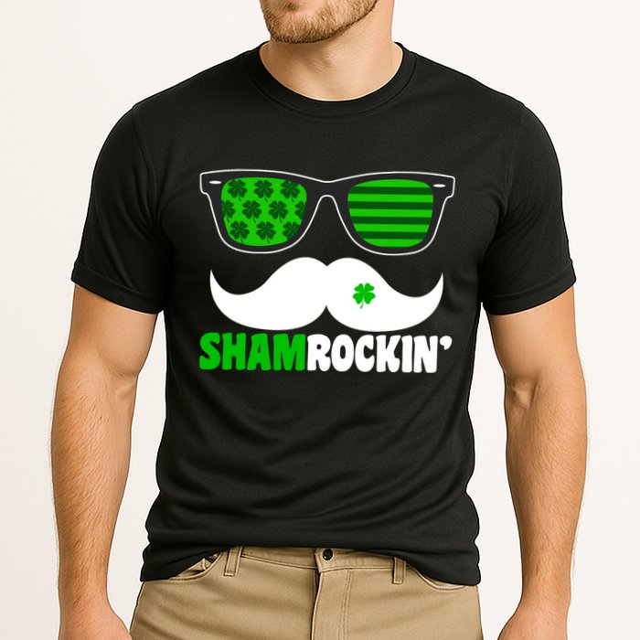 Shamrockin' Mustach Glasses Shamrock Performance Shirt