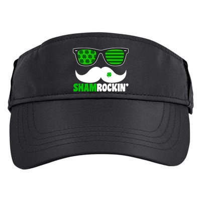 Shamrockin' Mustach Glasses Shamrock Adult Drive Performance Visor