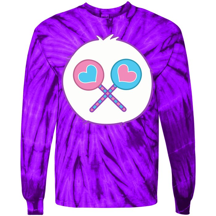 Share Bear Halloween Costume Tie-Dye Long Sleeve Shirt