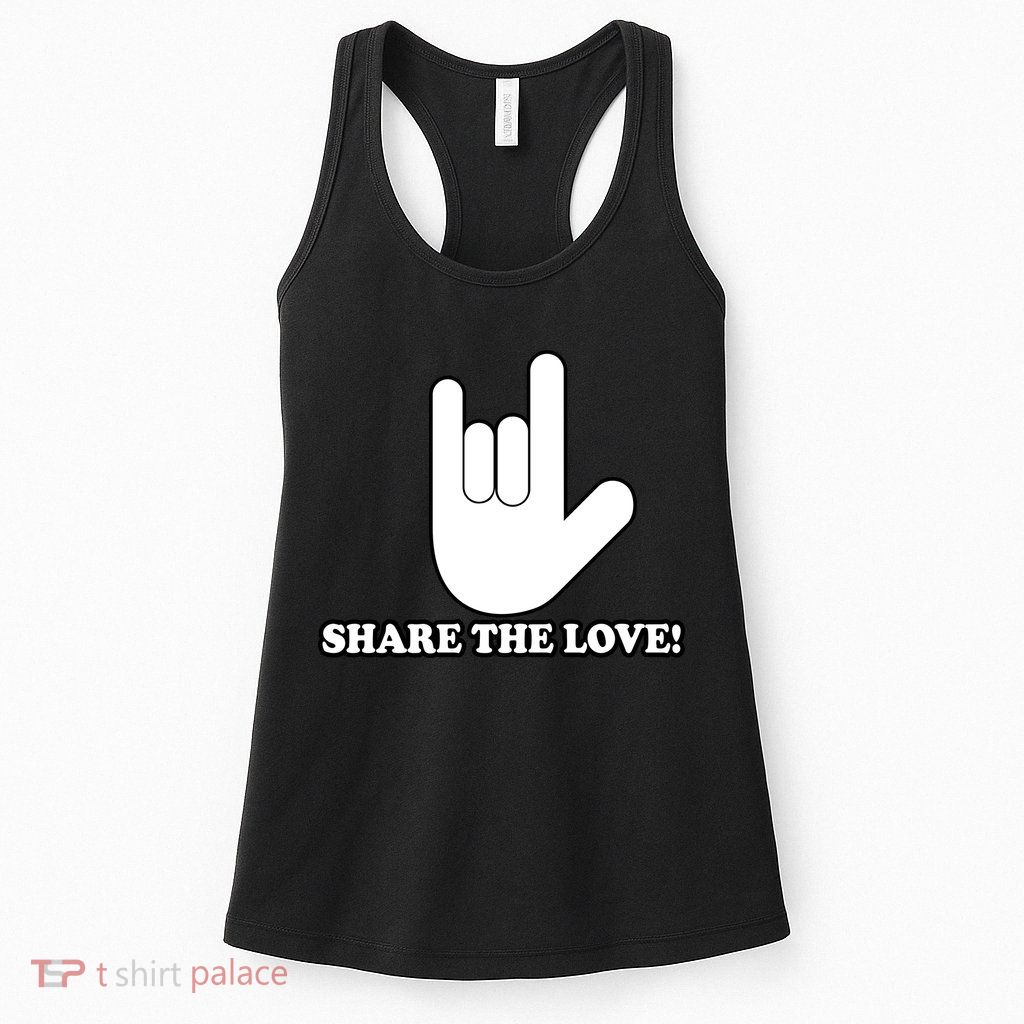 Share The Love! Womens Tank Top