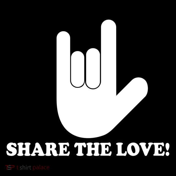 Share The Love Women's V-Neck T-Shirt