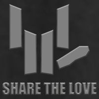 Share the Love Sign Language  7 Panel Mesh Trucker Snapback Hat