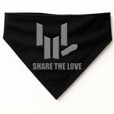 Share the Love Sign Language  USA-Made Doggie Bandana