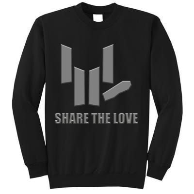 Share the Love Sign Language  Sweatshirt