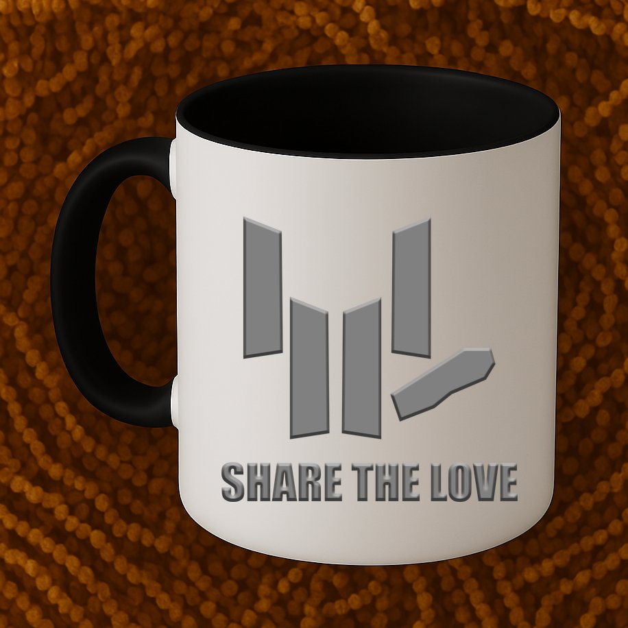 Share the Love Sign Language  Mug