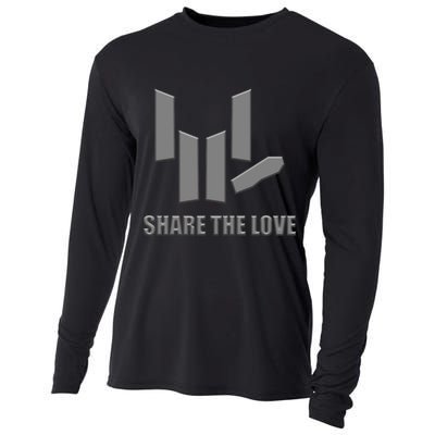 Share the Love Sign Language  Cooling Performance Long Sleeve Crew