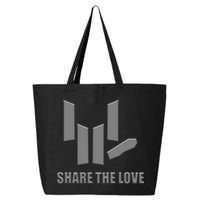Share the Love Sign Language  25L Jumbo Tote