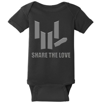 Share the Love Sign Language  Baby Bodysuit