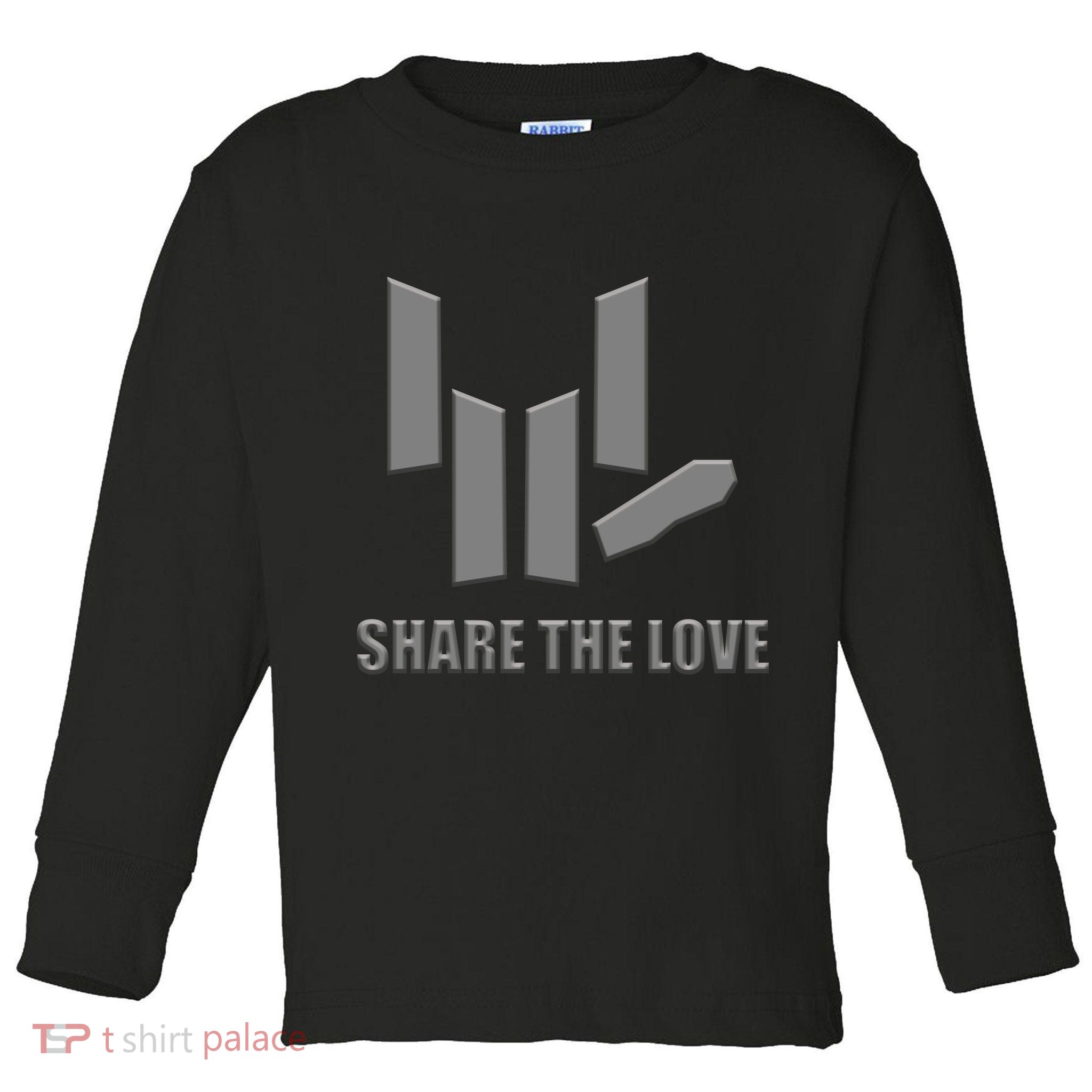 Share the Love Sign Language  Toddler Long Sleeve Shirt