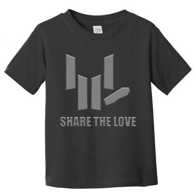 Share the Love Sign Language  Toddler T-Shirt