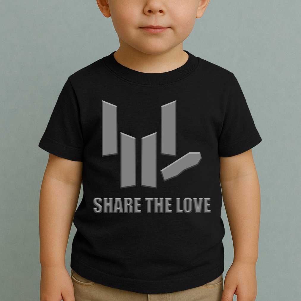 Share the Love Sign Language  Toddler T-Shirt