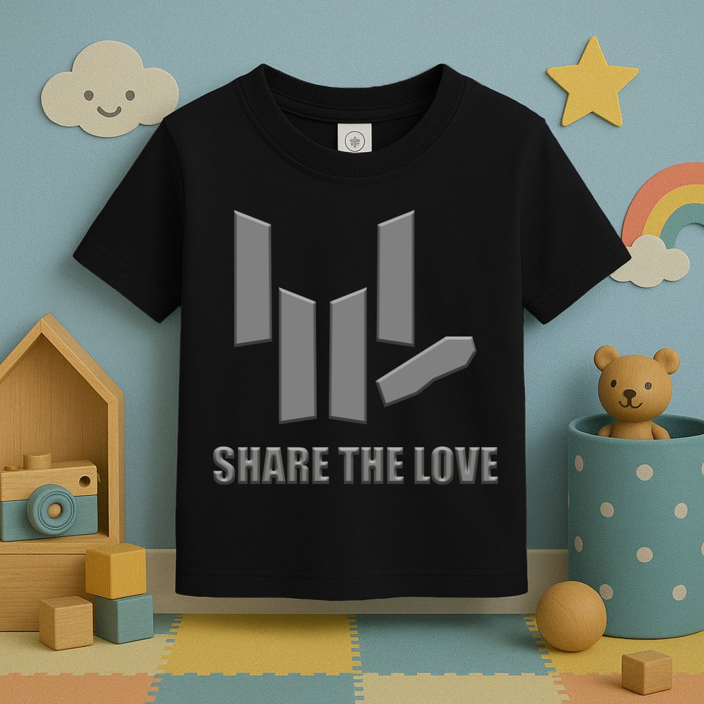 Share the Love Sign Language  Toddler T-Shirt