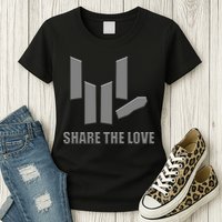 Share the Love Sign Language  Womens T-Shirt