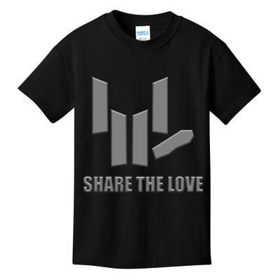 Share the Love Sign Language  Kids T-Shirt