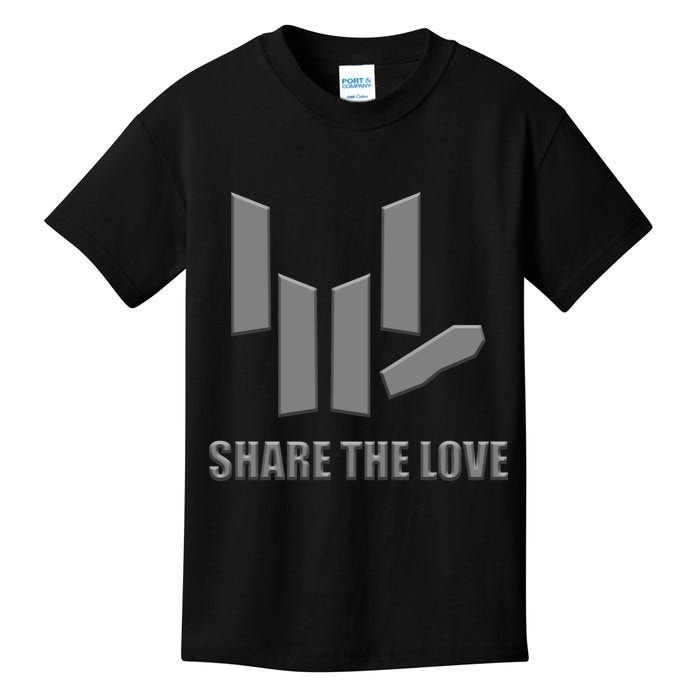 Share the Love Sign Language  Kids T-Shirt