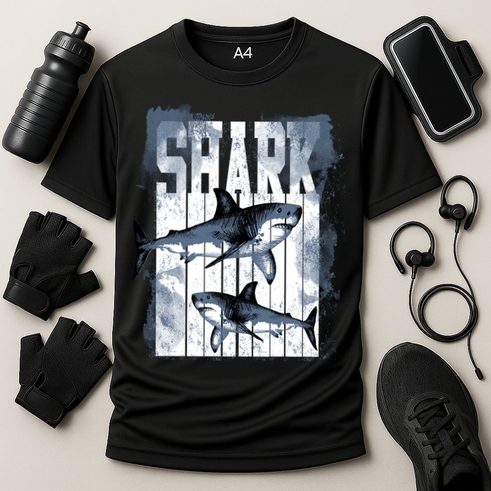 Shark Cooling Performance Crew T-Shirt