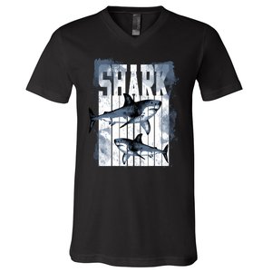 Shark V-Neck T-Shirt