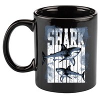 Shark 11oz C Handle Ceramic Mug