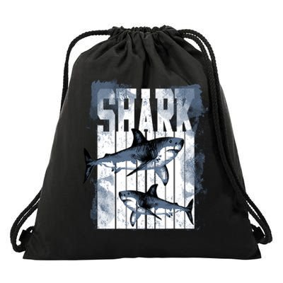 Shark Drawstring Bag