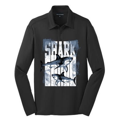 Shark Silk Touch Performance Long Sleeve Polo