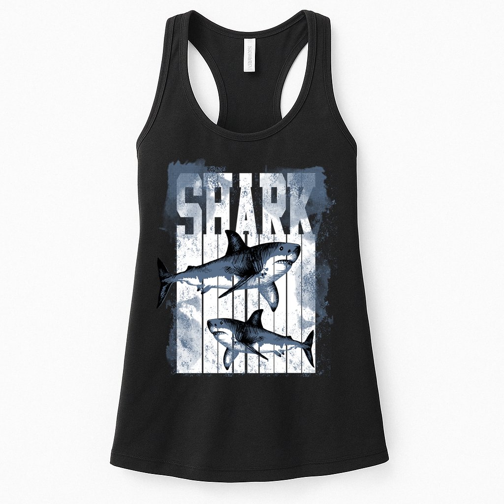Shark Womens Tank Top