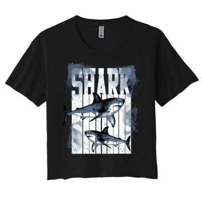 Shark Women's Crop Top Tee