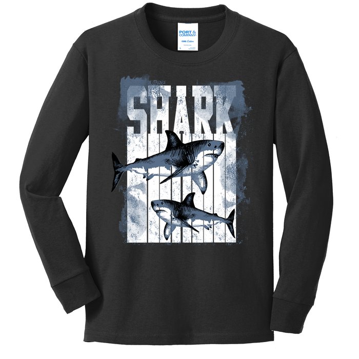 Shark Kids Long Sleeve Shirt