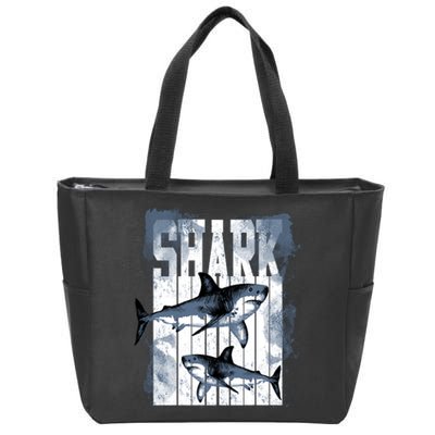 Shark Zip Tote Bag