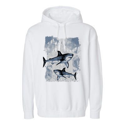 Shark Garment-Dyed Fleece Hoodie