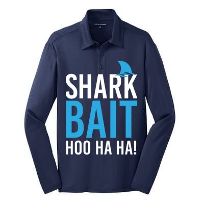 Shark Bait Ho Ha Ha Silk Touch Performance Long Sleeve Polo