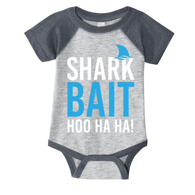 Shark Bait Ho Ha Ha Infant Baby Jersey Bodysuit