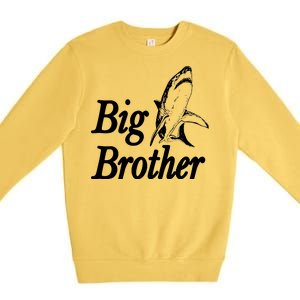 Shark Big Brother Logo Premium Crewneck Sweatshirt