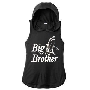 Shark Big Brother Logo Ladies PosiCharge Tri-Blend Wicking Draft Hoodie Tank