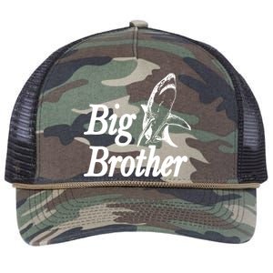 Shark Big Brother Logo Retro Rope Trucker Hat Cap