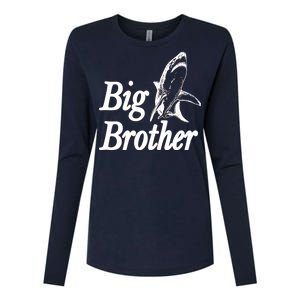 Shark Big Brother Logo Womens Cotton Relaxed Long Sleeve T-Shirt