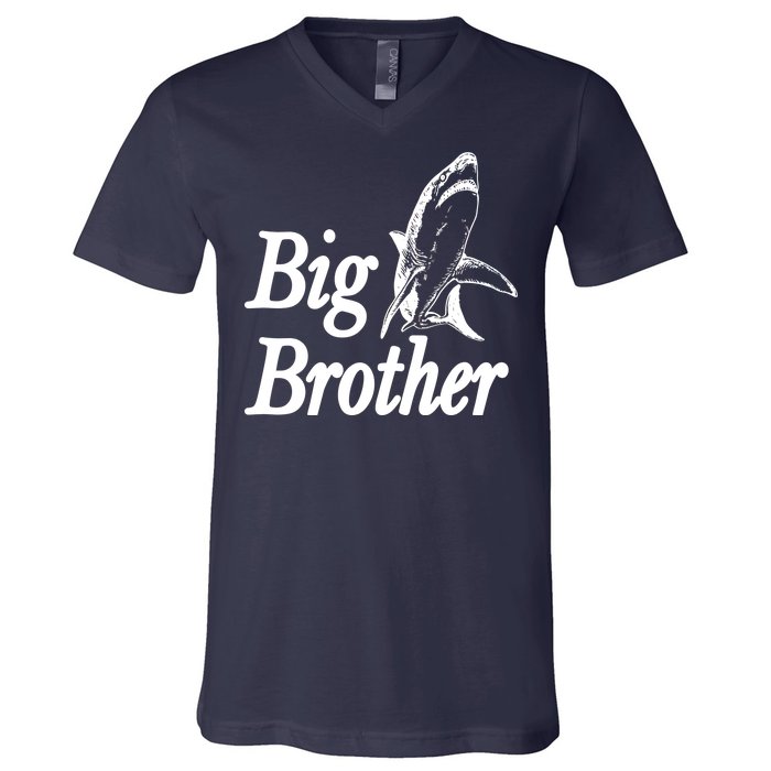 Shark Big Brother Logo V-Neck T-Shirt