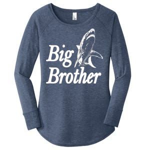 Shark Big Brother Logo Women's Perfect Tri Tunic Long Sleeve Shirt