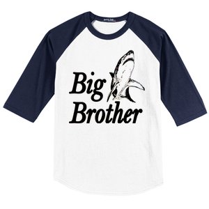 Shark Big Brother Logo Baseball Sleeve Shirt