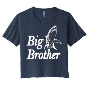 Shark Big Brother Logo Women's Crop Top Tee