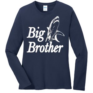 Shark Big Brother Logo Ladies Long Sleeve Shirt