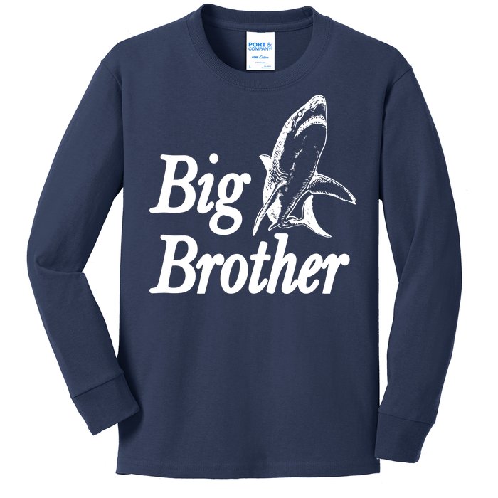 Shark Big Brother Logo Kids Long Sleeve Shirt