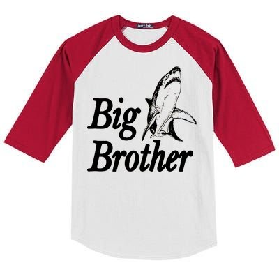 Shark Big Brother Logo Kids Colorblock Raglan Jersey