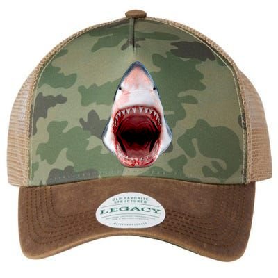 Shark Bite Close Up 3D Legacy Tie Dye Trucker Hat