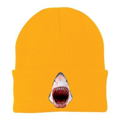 Shark Bite Close Up 3D Knit Cap Winter Beanie