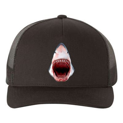 Shark Bite Close Up 3D Yupoong Adult 5-Panel Trucker Hat