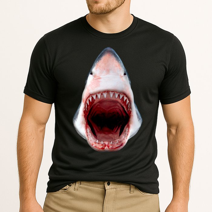 Shark Bite Close Up 3D Performance Shirt