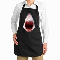 Shark Bite Close Up 3D Apron