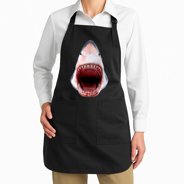 Shark Bite Close Up 3D Apron