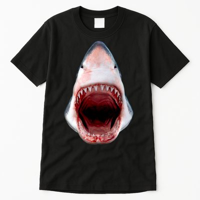 Shark Bite Close Up 3D Tall T-Shirt