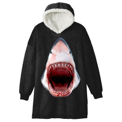 Shark Bite Close Up 3D Hooded Wearable Blanket